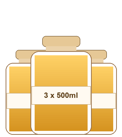 3 × 500 ml Combo